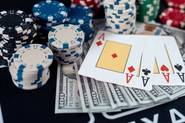Payout table displaying odds for each bet type